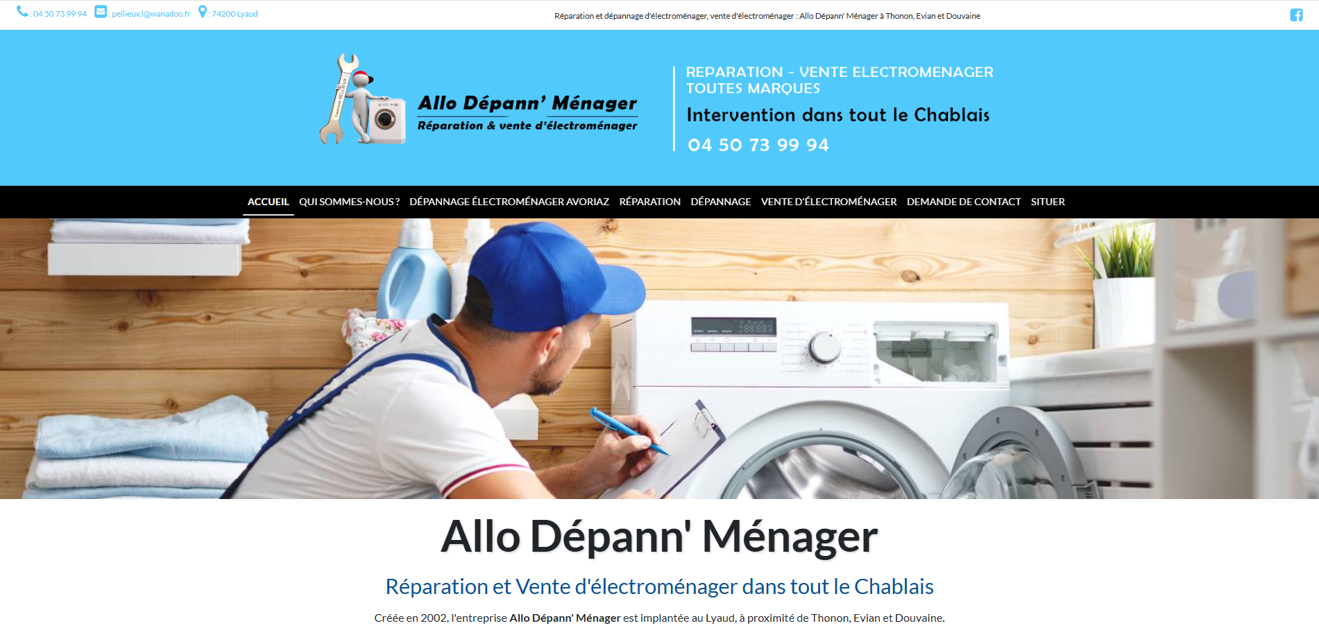 Réparation et dépannage d'électroménager : Allo Dépann ménager Thonon